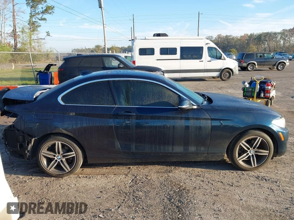2017 BMW 2 Series 230i with VIN WBA2F9C3XHV983993, listed as a IAAI auction lot 41790242 with 76,620 mi miles. Bid and sale history available at carsss.com. Image 14.