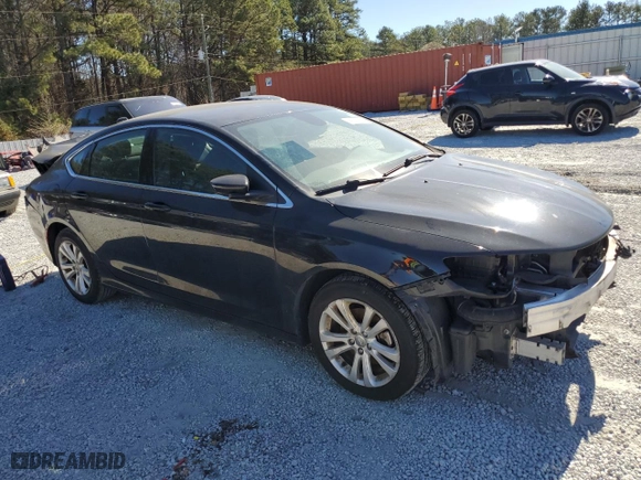 2016 Chrysler 200 Limited with VIN 1C3CCCAB1GN152182, listed as a Copart auction lot 47160225 with 136,679 mi miles and Salvage Title. Bid and sale history available at carsss.com. Image 4.