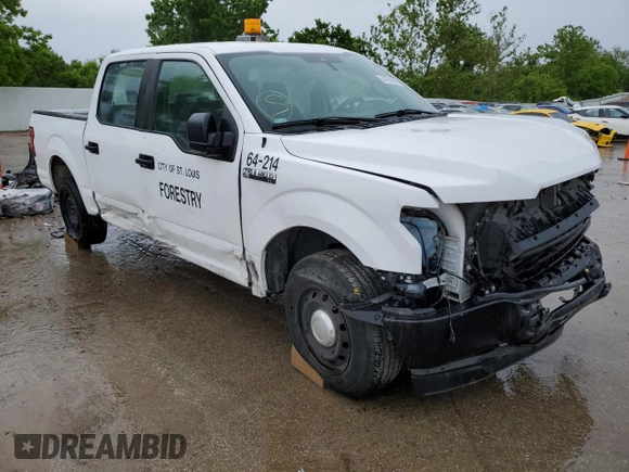2020 Ford F-150 XL with VIN 1FTEW1CB2LKD52559, listed as a Copart auction lot 54760084 with 23,403 mi miles and Salvage Title. Bid and sale history available at carsss.com. Image 4.