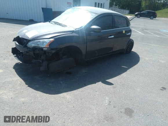2014 Nissan Sentra SR with VIN 3N1AB7AP4EY254121, listed as a IAAI auction lot 42020734 with Not Provided miles and . Bid and sale history available at DreamBid. Image 2.