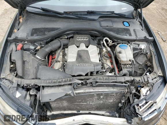 2014 Audi A6 Prestige with VIN WAUHGAFC4EN015856, listed as a Copart auction lot 57858615 with 171,047 mi miles and Clean title. Bid and sale history available at DreamBid. Image 11.