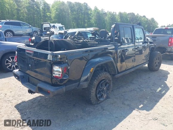 2023 Jeep Gladiator Sport S z VIN 1C6HJTAG2PL544870, wystawiony jako IAAI lot #42155013 z przebiegiem Nie podano mil oraz . Historia ofert i sprzedaży dostępna na DreamBid. Obrazek 4.