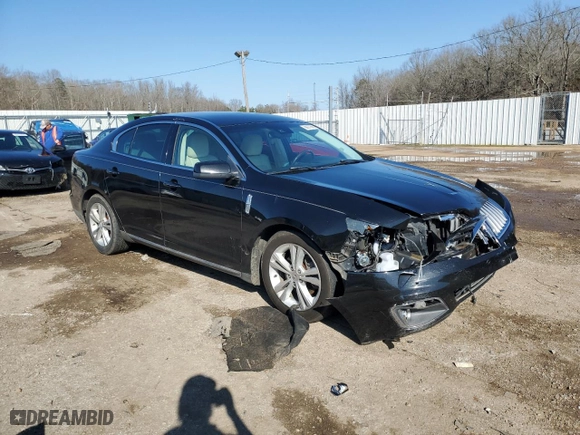 2010 Lincoln MKS with VIN 1LNHL9DR9AG616338, listed as a Copart auction lot 89277865 with 0 mi miles and Salvage Title. Bid and sale history available at carsss.com. Image 4.