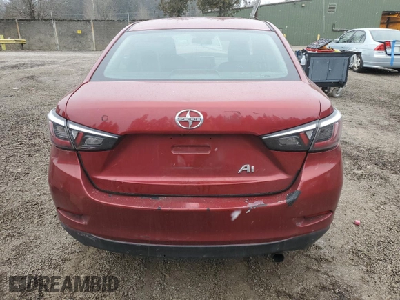 2016 Scion iA with VIN 3MYDLBZV0GY140036, listed as a Copart auction lot 45050895 with 0 mi miles and Salvage Title. Bid and sale history available at carsss.com. Image 6.