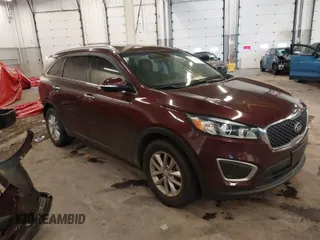 2017 Kia Sorento LX V6 with VIN 5XYPG4A51HG225240, listed as a IAAI auction lot 41645994 with 99,164 mi miles. Bid and sale history available at carsss.com. Image 1.