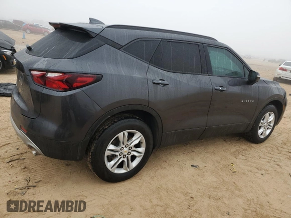 2022 Chevrolet Blazer LT with VIN 3GNKBJR48NS147768, listed as a Copart auction lot 43224285 with 45,336 mi miles and Salvage title. Bid and sale history available at DreamBid. Image 3.