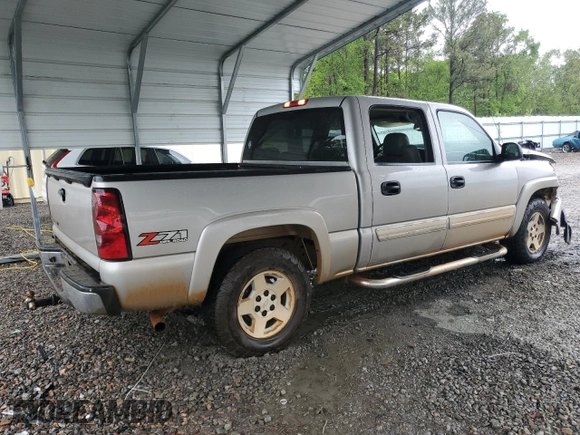 2007 Chevrolet Silverado 1500 LT3 with VIN 2GCEK13Z471131379, listed as a Copart auction lot 52135505 with Not Provided miles and Salvage Title. Bid and sale history available at DreamBid. Image 3.