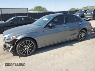2018 Mercedes-Benz C 300 z VIN 55SWF4KB5JU234490, wystawiony jako Copart lot #57228485 z przebiegiem 47 183 mil mil oraz Szkoda całkowita • Salvage title. Historia ofert i sprzedaży dostępna na DreamBid. Obrazek 1.