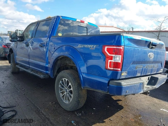 2018 Ford F-150 XL with VIN 1FTEW1EG5JFD99440, listed as a IAAI auction lot 41669471 with 139,658 mi miles. Bid and sale history available at carsss.com. Image 3.