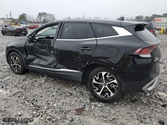 2024 Kia Sportage EX with VIN 5XYK33DFXRG149183, listed as a Copart auction lot 45899275 with 23,570 mi miles and Salvage Title. Bid and sale history available at carsss.com. Image 2.