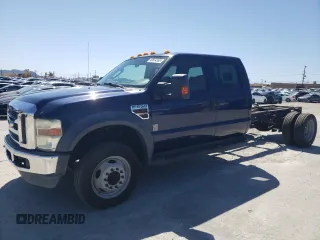 2008 Ford F-550 XL with VIN 1FDAW56R78ED93561, listed as a Copart auction lot 49654555 with 134,722 mi miles and Clean Title. Bid and sale history available at carsss.com. Image 1.