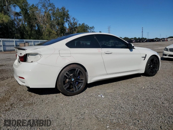 2019 BMW M4 with VIN WBS4Y9C51KAG67058, listed as a Copart auction lot 81354064 with 63,350 mi miles and Salvage Title. Bid and sale history available at carsss.com. Image 3.