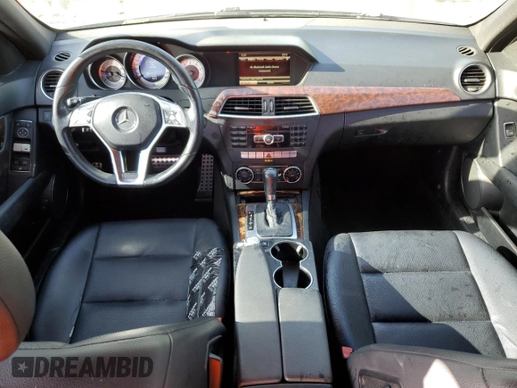 2014 Mercedes-Benz C 250 Sport with VIN WDDGF4HB8EA955064, listed as a Copart auction lot 63184135 with 104,735 mi miles and Salvage title. Bid and sale history available at DreamBid. Image 8.