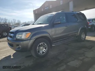 2006 Toyota Sequoia SR5 with VIN 5TDBT44A36S259033, listed as a Copart auction lot 48713345 with 185,931 mi miles and Clean Title. Bid and sale history available at carsss.com. Image 1.