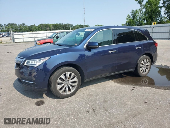 2014 Acura MDX Technology with VIN 5FRYD3H4XEB005620, listed as a Copart auction lot 57962935 with 229,452 mi miles and Salvage title. Bid and sale history available at DreamBid. Image 1.