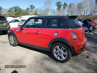 2011 MINI Hardtop S with VIN WMWSV3C5XBTY24525, listed as a Copart auction lot 49977475 with 110,627 mi miles and Salvage title. Bid and sale history available at DreamBid. Image 2.