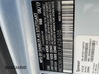 2018 Mercedes-Benz C 300 with VIN WDDWJ4JB3JF628105, listed as a Copart auction lot 51388365 with Not provided miles and Clean title. Bid and sale history available at DreamBid. Image 12.