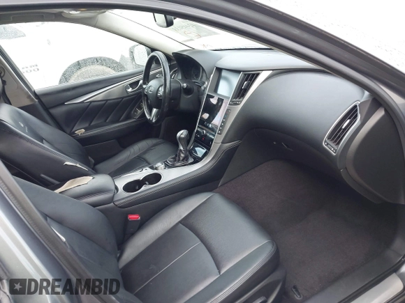 2014 Infiniti Q50 Sport with VIN JN1BV7AR5EM700230, listed as a IAAI auction lot 42445133 with 195,055 mi miles and . Bid and sale history available at DreamBid. Image 5.