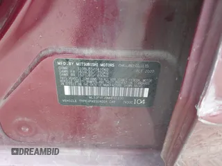 2021 Mitsubishi Mirage SE с VIN ML32FVFJ9MHF01230, выставлен на аукционе IAAI как лот 42129976 с пробегом 80 789 миль миль и . История ставок и продаж доступна на DreamBid. Изображение 9.