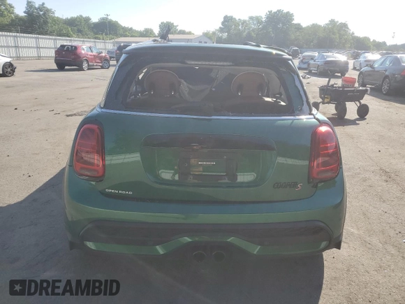 2023 MINI Hardtop Cooper S with VIN WMW53DH05P2T08382, listed as a Copart auction lot 58506574 with Not provided miles and Salvage title. Bid and sale history available at DreamBid. Image 6.