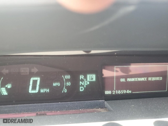 2010 Toyota Prius II with VIN JTDKN3DU7A1288832, listed as a Copart auction lot 53908985 with 218,594 mi miles and Clean Title. Bid and sale history available at carsss.com. Image 9.