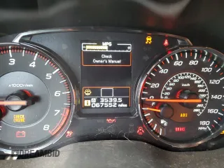 2020 Subaru WRX with VIN JF1VA1A68L9829299, listed as a Copart auction lot 85556024 with 67,552 mi miles and Salvage Title. Bid and sale history available at carsss.com. Image 9.