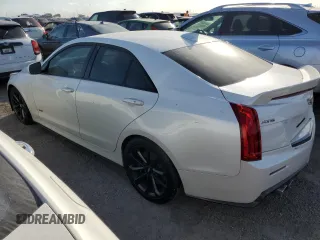 2017 Cadillac ATS-V with VIN 1G6AN5SY7H0212057, listed as a Copart auction lot 74587054 with Not Provided miles and Salvage Title. Bid and sale history available at carsss.com. Image 2.