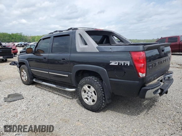 2004 Chevrolet Avalanche Z66 with VIN 3GNEC12T84G329726, listed as a Copart auction lot 53711845 with 189,619 mi miles and Clean title. Bid and sale history available at DreamBid. Image 2.