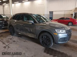 2020 Audi Q5 Premium Plus with VIN WA1BNAFY7L2023291, listed as a IAAI auction lot 41514012 with 61,601 mi miles. Bid and sale history available at carsss.com. Image 1.