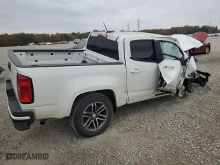 2021 Chevrolet Colorado 2WD Work Truck with VIN 1GCGSBEN9M1206409, listed as a Copart auction lot 82287444 with 51,056 mi miles and Salvage Title. Bid and sale history available at carsss.com. Image 3.