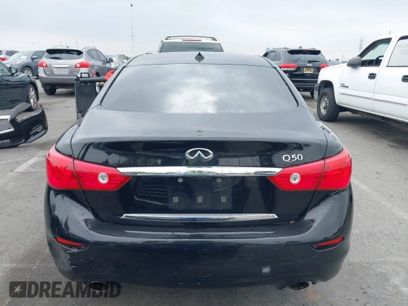 2015 Infiniti Q50 z VIN JN1BV7AP3FM336566, wystawiony jako IAAI lot #42349544 z przebiegiem 84 077 mil mil oraz . Historia ofert i sprzedaży dostępna na DreamBid. Obrazek 17.
