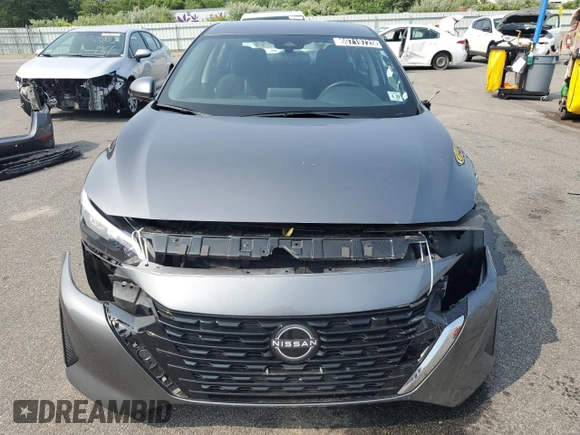 2024 Nissan Sentra SV with VIN 3N1AB8CV1RY319269, listed as a Copart auction lot 60719725 with 20,730 mi miles and Salvage title. Bid and sale history available at DreamBid. Image 5.