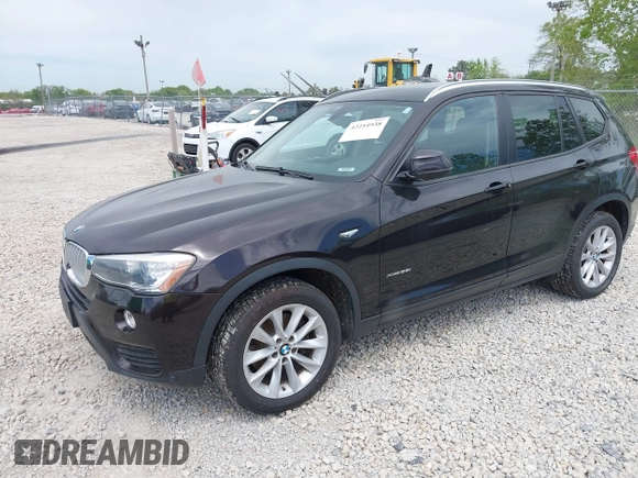 2015 BMW X3 xDrive28i with VIN 5UXWX9C57F0D61270, listed as a IAAI auction lot 42254938 with 185,550 mi miles and . Bid and sale history available at DreamBid. Image 17.