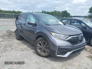 2021 Honda CR-V EX-L with VIN 5J6RW1H88MA007844, listed as a IAAI auction lot 40259157 with 19,571 mi miles. Bid and sale history available at carsss.com. Image 1.