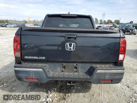 2019 Honda Ridgeline Sport with VIN 5FPYK2F14KB004704, listed as a Copart auction lot 42710245 with 122,215 mi miles and Salvage title. Bid and sale history available at DreamBid. Image 6.