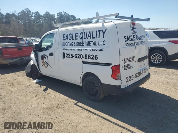 2015 Nissan NV200 S with VIN 3N6CM0KN1FK729035, listed as a Copart auction lot 48264155 with 146,200 mi miles and Salvage title. Bid and sale history available at DreamBid. Image 2.