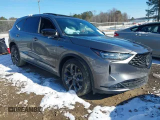 2024 Acura MDX w/A-Spec Package with VIN 5J8YE1H08RL015065, listed as a IAAI auction lot 41394599 with 25,461 mi miles. Bid and sale history available at carsss.com. Image 1.