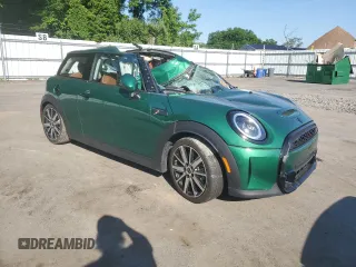 2023 MINI Hardtop Cooper S with VIN WMW53DH05P2T08382, listed as a Copart auction lot 58506574 with Not provided miles and Salvage title. Bid and sale history available at DreamBid. Image 4.