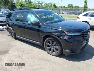 2023 Honda Pilot Sport with VIN 5FNYG1H36PB024804, listed as a IAAI auction lot 42545712 with 33,244 mi miles and . Bid and sale history available at DreamBid. Image 1.