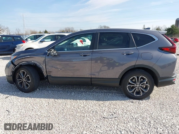 2020 Honda CR-V EX with VIN 5J6RW2H54LL009119, listed as a IAAI auction lot 42057182 with 60,947 mi miles. Bid and sale history available at carsss.com. Image 14.