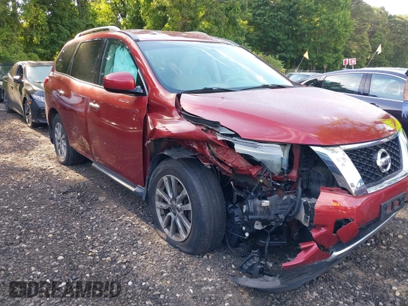 2015 Nissan Pathfinder S with VIN 5N1AR2MM8FC682289, listed as a IAAI auction lot 42604059 with 77,577 mi miles and . Bid and sale history available at DreamBid. Image 6.