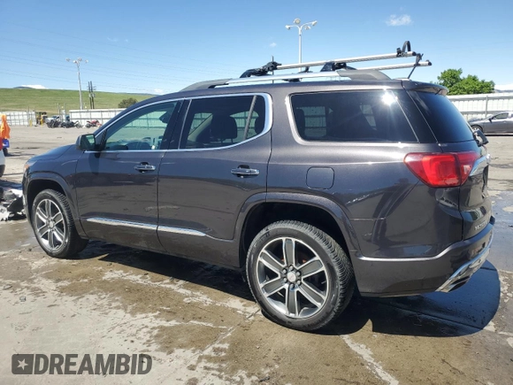 2017 GMC Acadia Denali z VIN 1GKKNXLS5HZ213876, wystawiony jako Copart lot #56966785 z przebiegiem 59 562 mil mil oraz Czysty tytuł • Clean title. Historia ofert i sprzedaży dostępna na DreamBid. Obrazek 2.
