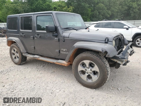 2016 Jeep Wrangler Unlimited Sahara with VIN 1C4BJWEGXGL264740, listed as a Copart auction lot 57225115 with 183,647 mi miles and Salvage title. Bid and sale history available at DreamBid. Image 4.