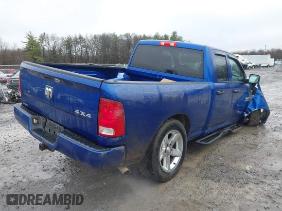 2018 Ram 1500 Express z VIN 1C6RR7FG2JS204564, wystawiony jako IAAI lot #41948064 z przebiegiem 54 340 mil mil oraz . Historia ofert i sprzedaży dostępna na DreamBid. Obrazek 4.