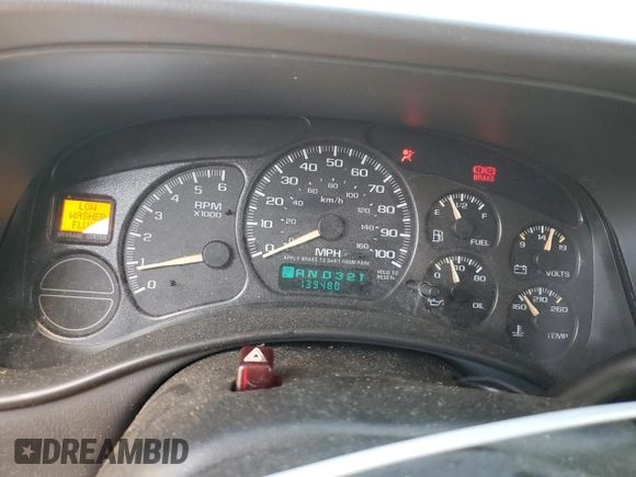 2002 Chevrolet Suburban LS с VIN 3GNEC16Z02G326802, выставлен на аукционе Copart как лот 56703835 с пробегом 139 480 миль миль и Списание • Salvage title. История ставок и продаж доступна на DreamBid. Изображение 9.