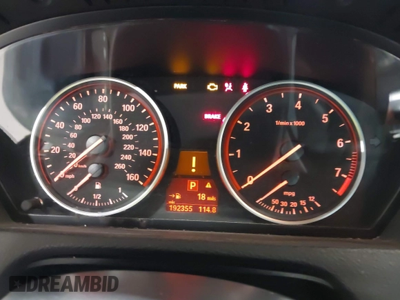 2012 BMW X5 50i with VIN 5UXZV8C50CL425721, listed as a IAAI auction lot 42590676 with 192,355 mi miles and . Bid and sale history available at DreamBid. Image 7.