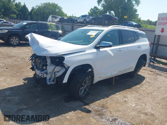 2020 GMC Terrain Denali z VIN 3GKALXEX9LL315238, wystawiony jako IAAI lot #42439208 z przebiegiem 78 585 mil mil oraz . Historia ofert i sprzedaży dostępna na DreamBid. Obrazek 2.