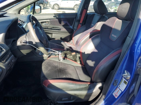 2019 Subaru WRX STI with VIN JF1VA2S60K9827503, listed as a Copart auction lot 49886045 with 59,352 mi miles and Salvage title. Bid and sale history available at DreamBid. Image 7.