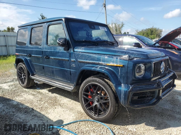 2024 Mercedes-Benz G 63 AMG with VIN W1NYC7HJ3RX517192, listed as a Copart auction lot 73797964 with 111,984 mi miles and Non Repairable. Bid and sale history available at DreamBid. Image 4.