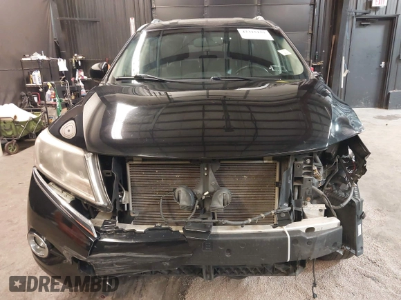 2014 Nissan Pathfinder S with VIN 5N1AR2MM6EC653663, listed as a IAAI auction lot 42315157 with 108,588 mi miles and . Bid and sale history available at DreamBid. Image 13.